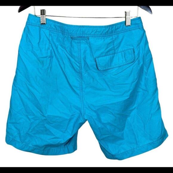 Onia Swim Shorts Mens 32 Blue Calder Trunks 7.5 Inch Inseam Mesh Lined Brief - Picture 2 of 4